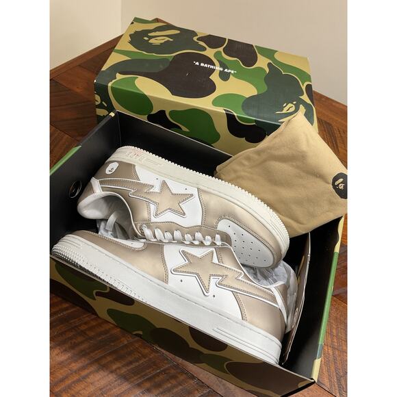 A Bathing Ape Bape Sta #4 Beige main image 8